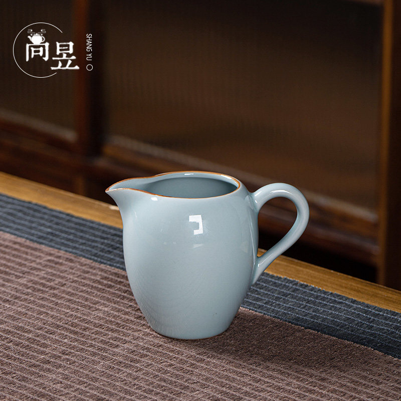 速发景德小陶瓷公道杯高端茶漏茶滤分茶泡镇套装茶海公杯匀杯器茶