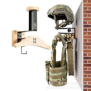 速发摩托车头盔架战术装备壁盔架机车皮衣挂架摩托车头挂架墙上头