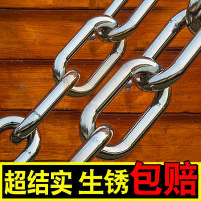 速发金锈钢狗链中大型犬加粗04无缝遛马犬链毛栓狗铁不子