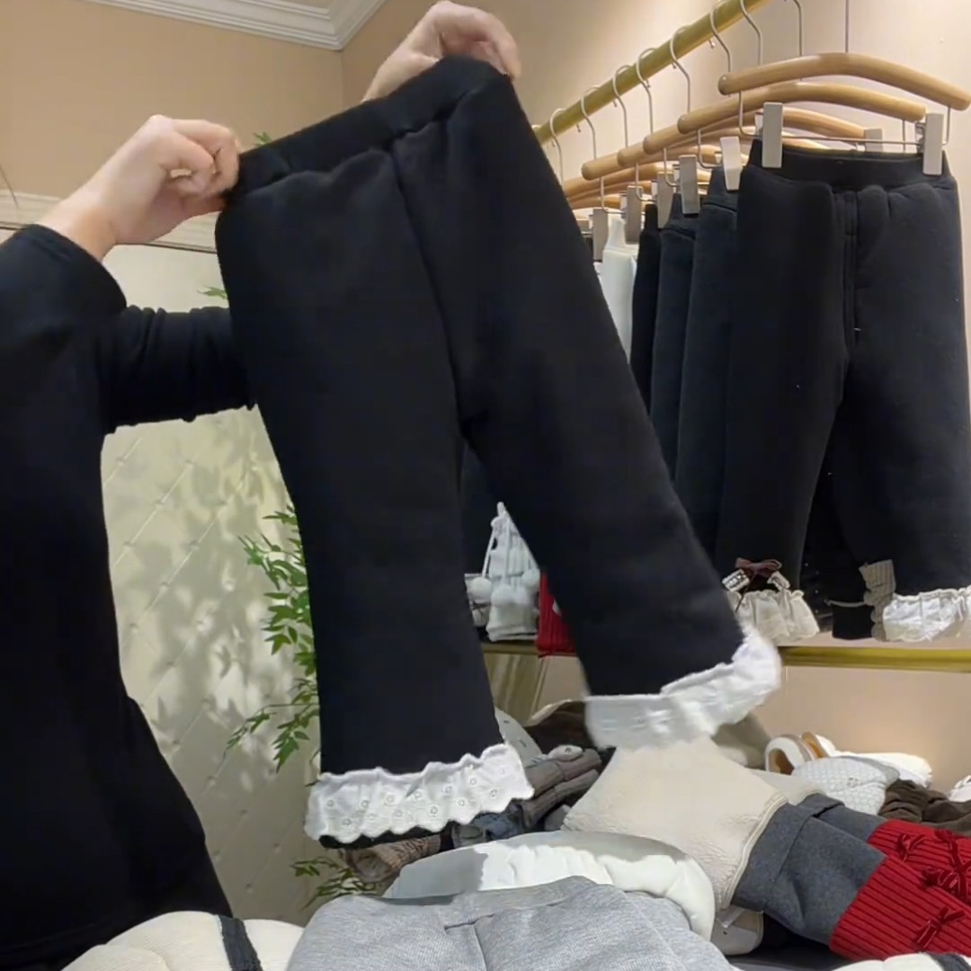 儿童三层加厚打底棉裤女童冬装喇叭裤女宝夹棉保暖裤婴儿加绒裤子,童装/婴儿装/亲子装,保暖裤,淘宝优惠券,粉丝福利购,淘宝优惠卷