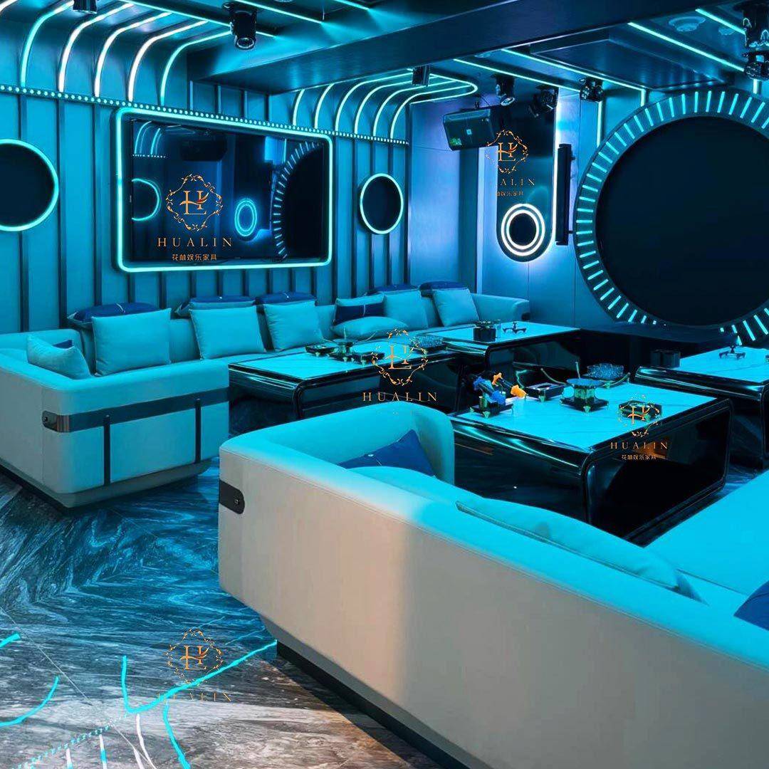 高端ktv沙发茶几组合卡座U型现代派对包厢包房酒吧影院娱乐会所