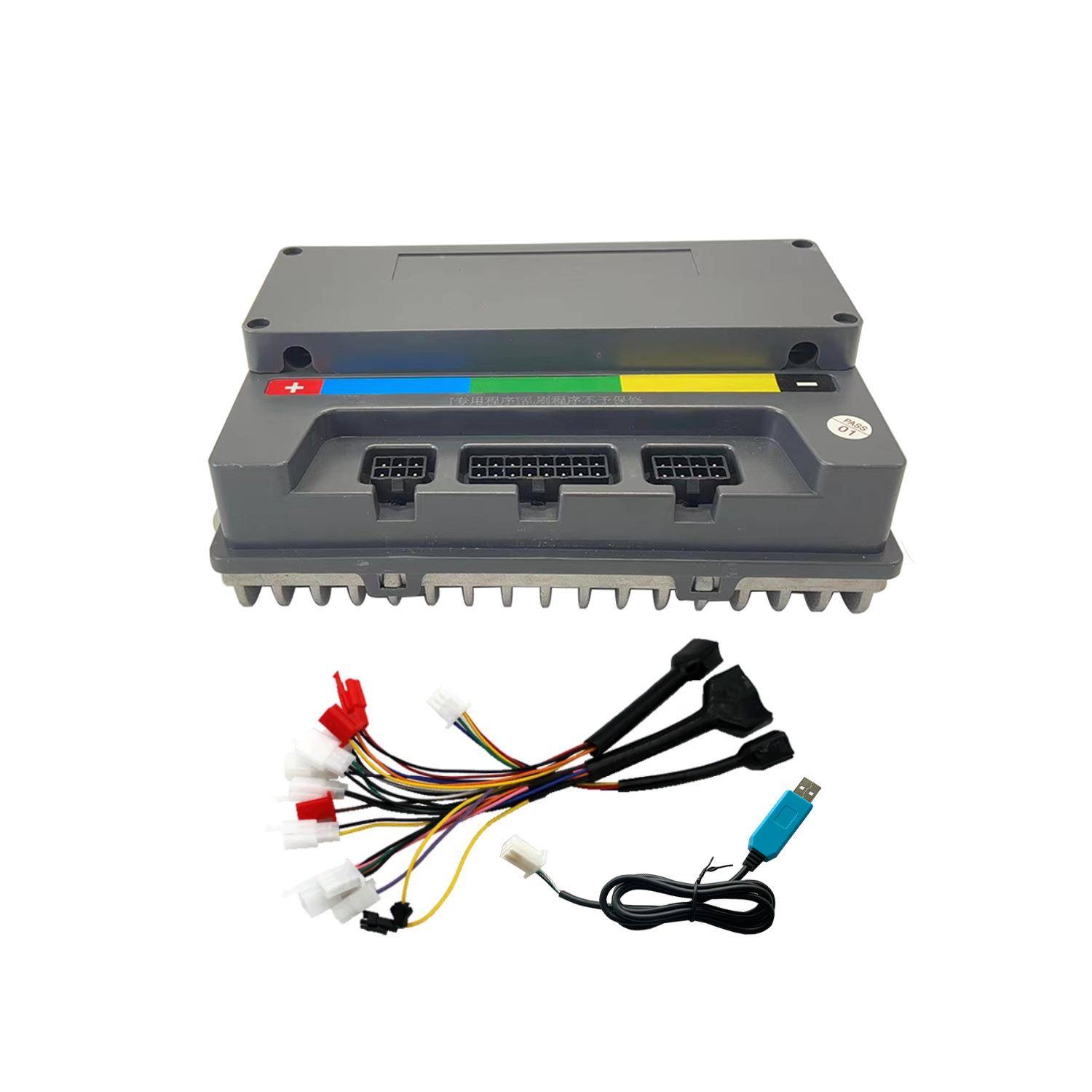 VOTOL蓝德电动车电摩EM50S-7255正弦波7255电机控制器72V80A