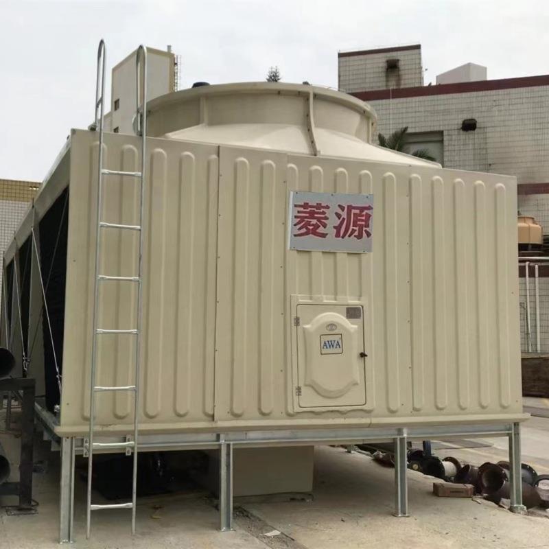 供应工业型低噪音方形横流式100吨冷却塔螺杆机冷却塔100T方塔