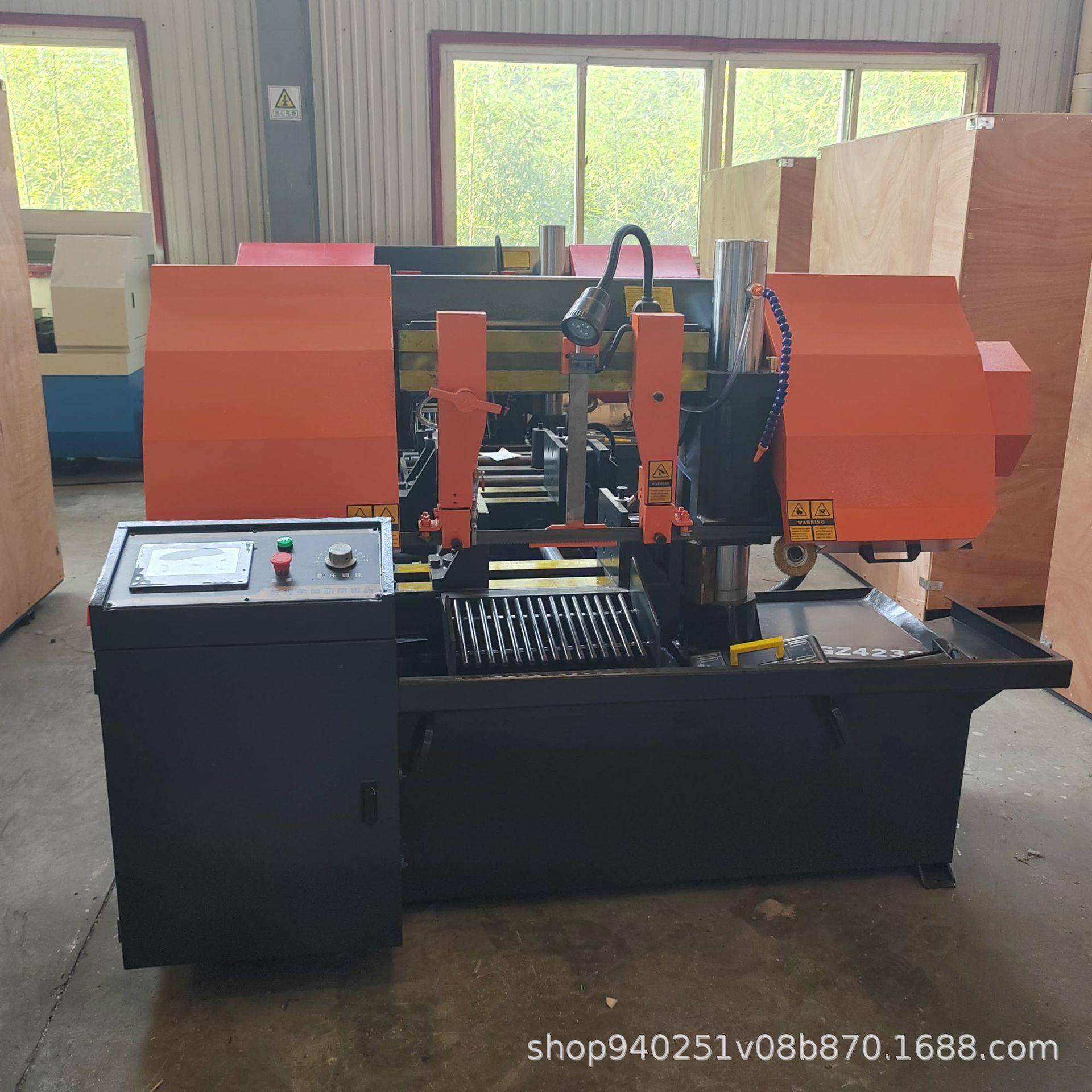 厂家直销GT4235全自动带锯床GB4235C锯床可编程自动下料锯