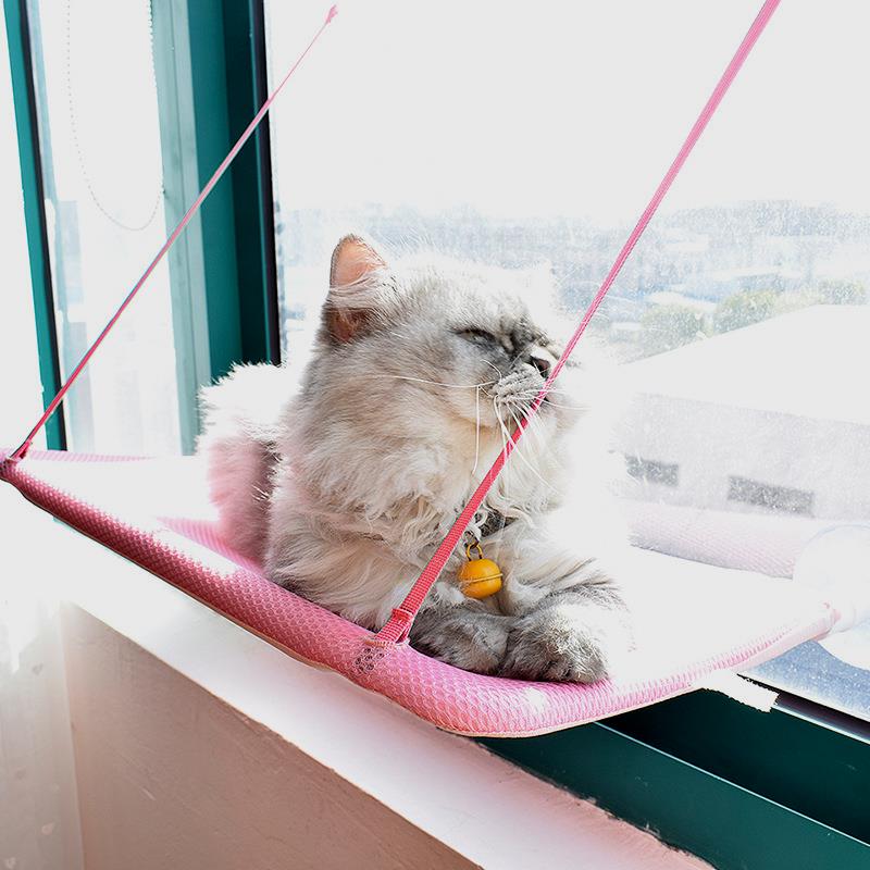 乐优派新品猫吊床 窗户玻璃悬挂吸盘式猫床 猫咪晒太阳猫窝猫沙发
