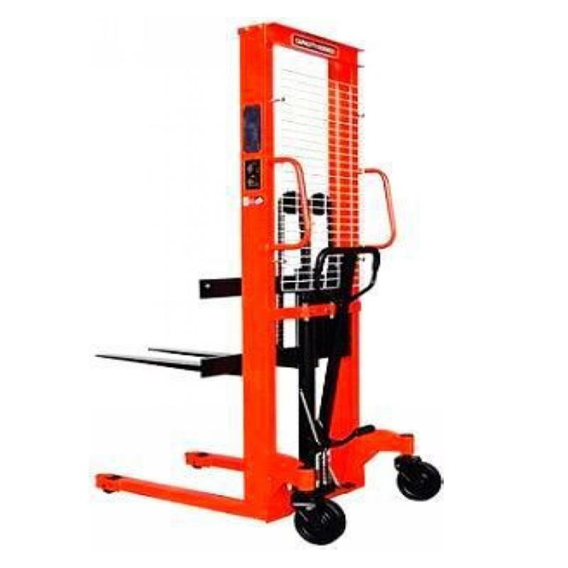 cty插腿式1吨装卸车手动液压升高车吨手动液压堆高车叉车2t