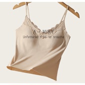 爱米莉 甜甜专享 柔暖蕾丝轻肌保暖吊带17