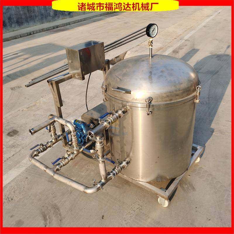 20221014淀面粉粉油杂质过滤机馓子煎炸真空过滤机麻花油炸流类水