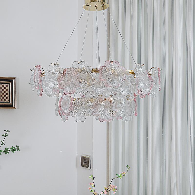 厅客厅吊气灯新款水晶奢NWY法式轻高端大大厅主灯网红卧室餐吊灯