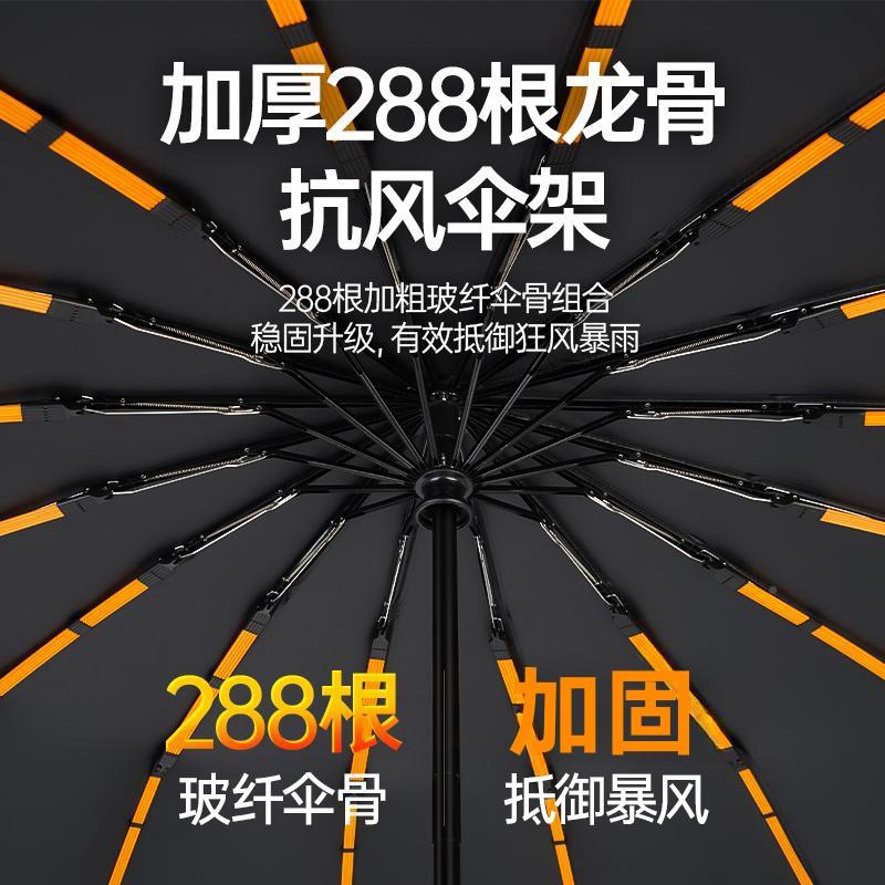 骨自抗风暴雨雨伞加大叠加厚动加固折超大雨伞男士晴两用BXV伞女