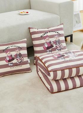 多巴胺13480枕被子两用车载汽用靠枕办抱公室沙发厅午睡车毯子二