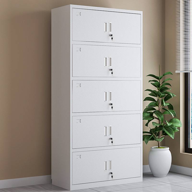 分体五节柜文件柜资料柜铁皮柜带锁储物柜财务凭证柜档案柜收纳柜