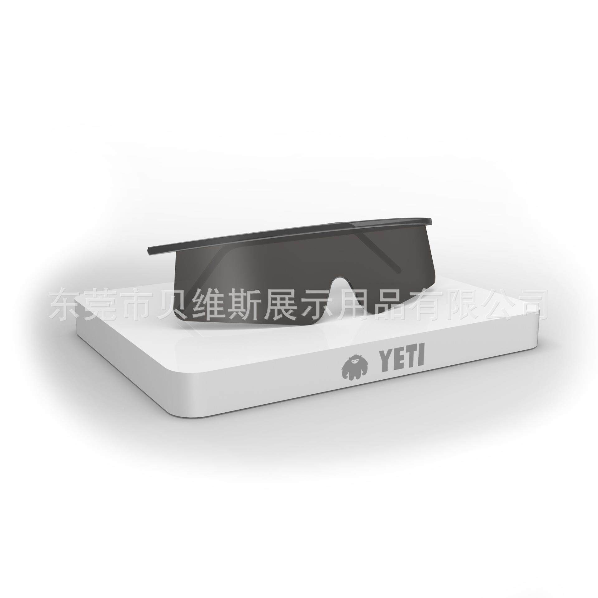 亚展力台面置物架太阳镜克展览展示架可拆卸品精KGN店陈列架木质