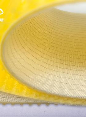 厂家直供黄色pc草带花纹输送v带高摩擦花纹输送防滑901074花纹输