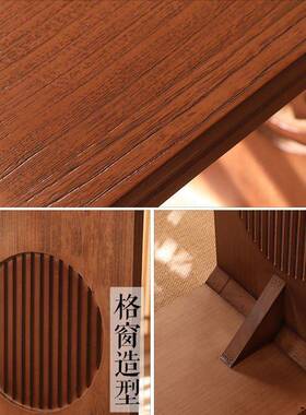 法中式古桌凳茶艺围桌椅共鸣琴桌52259实木书桌子国学琴桌仿古书