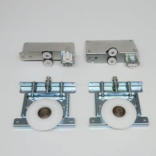 推拉衣趟门移门轮阻尼金缓冲器滑BHG柜轮内铝滑道推拉门家具五配