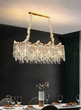 水晶灯客厅灯主灯简约餐厅卧灯2ASD-KB83025新式款别室墅复楼设吊