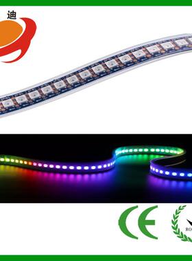 WS218215903B全彩套幻彩5灯带144灯050RGB贴片内置IC可编程5V灯带
