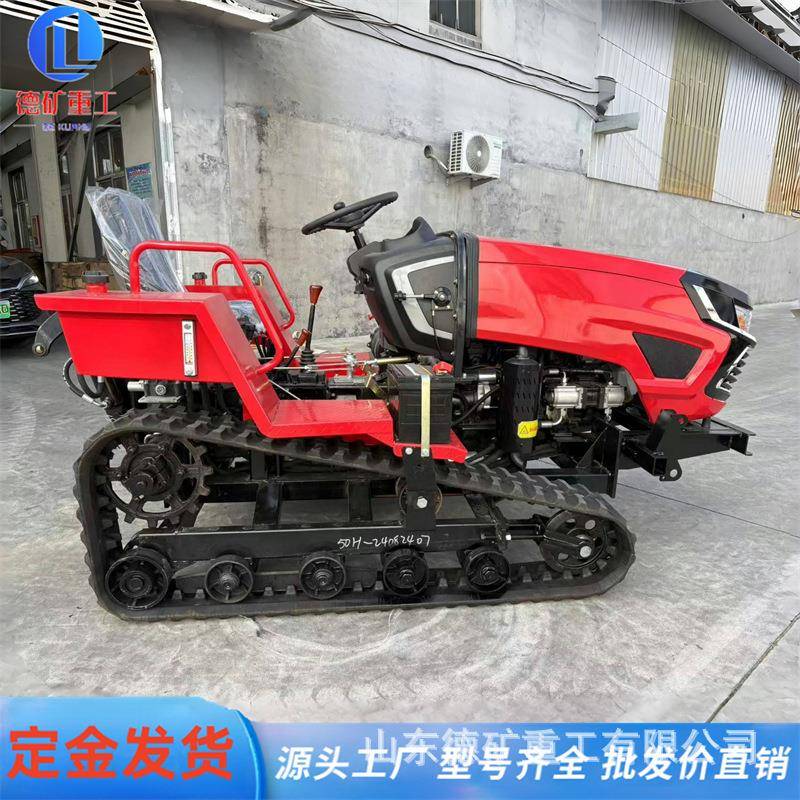 带旋耕机水两用履农用四驱大棚VBS微机柴油旋耕机驾驶耕耕地旱机