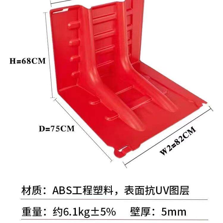 合金ABS防洪挡板水车板地直板高度下街道防汛移动式可拆收库纳拦