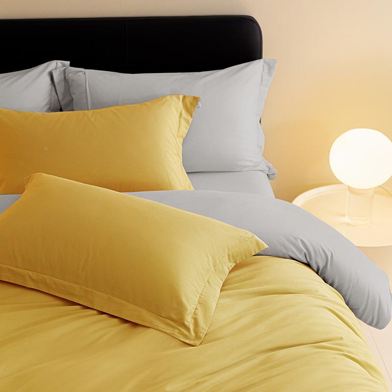 高端新100支加厚陶瓷磨毛全棉四款件套纯床单被NFZ套轻奢秋冬棉床