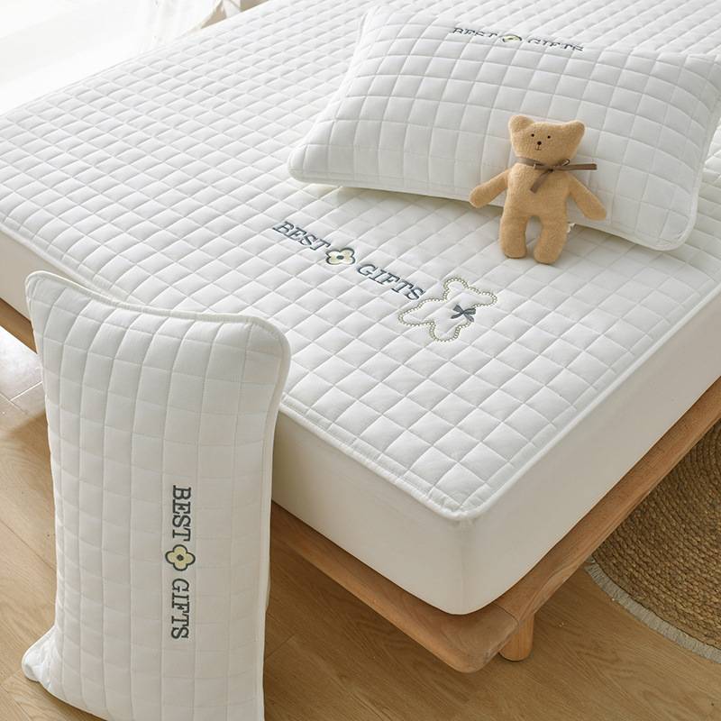 夹棉床笠a类全棉水洗棉保护套酒店纯棉加厚床罩防滑全包床垫套子