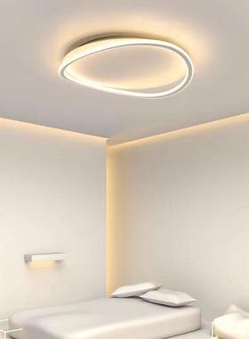 le吸d极简卧室灯圆灯形MX-04131创意主卧灯房间灯具全光谱护眼简