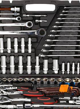 欣151套筒棘轮扳手泽套车装组合VTS随汽车维修修工具车箱汽修多功