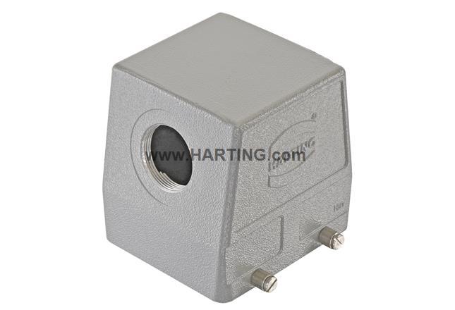 19300320528 harting HAN 32B 双扣上壳 侧出线 重载连接器 M40