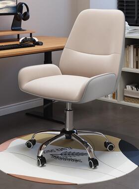 电脑椅约现代椅靠背椅酒店卧室梳妆台学63757习写字简直播书桌子