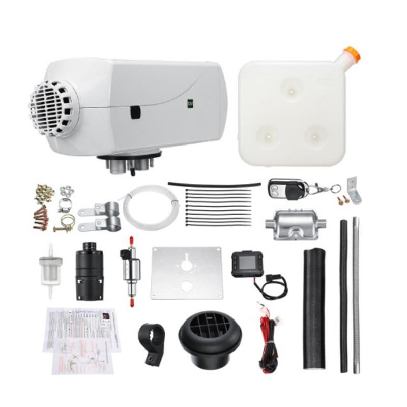 12V24VKW8KW柴油空气加热新型液晶器遥控停车加5热器房BVV车房车-