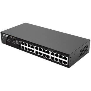 Rjuiie锐口捷睿易网络交换机RG-MRFES124GD24交换机全千兆端口桌