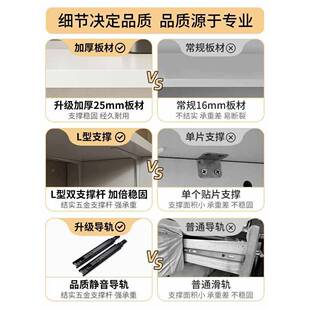 梳妆台斗一体卧室化简约现代柜书桌化妆台妆柜床化尾456柜电脑桌