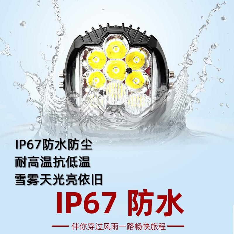 L新款面三发光寸ED车灯工作灯越野车改前装ENV杠灯牧马人车顶灯