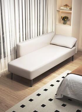 意式奢13575客厅皮艺贵妃躺椅简约轻发酒店民宿室床尾凳懒卧人沙