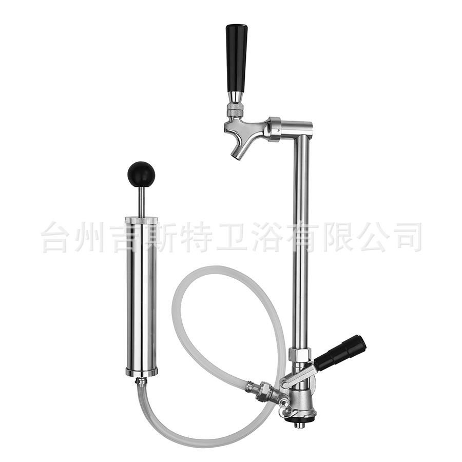 按柱三孔48寸扎啤桶打酒器便捷酒板式手寸动无品牌/压出酒打气泵