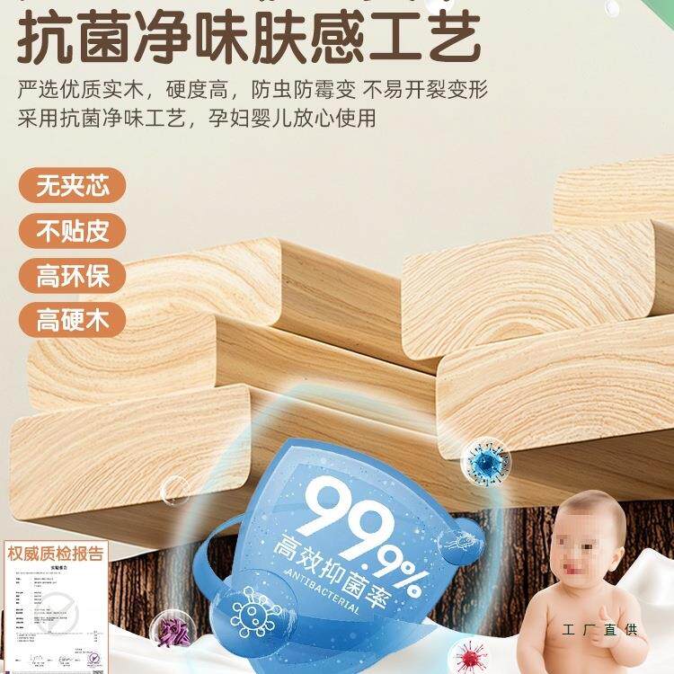 小户型卧室床气头柜梳妆高台一体高c柜实木701大端迷你翻盖化妆桌