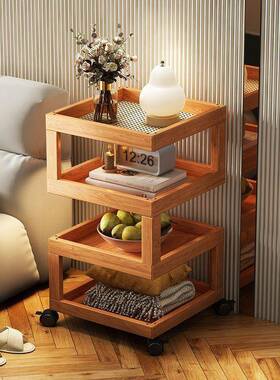 移动床型头柜简约现代房间家用卧室储物柜纳小边置物QSxE2nhw架简