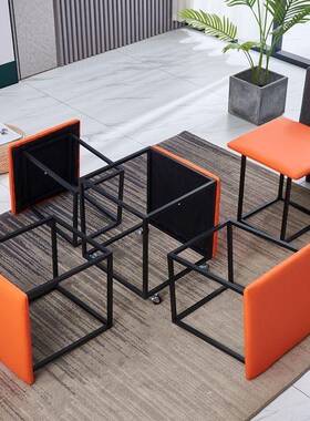 多功组合收纳五26838凳简约能五合一方凳小凳子家用客厅沙发网红