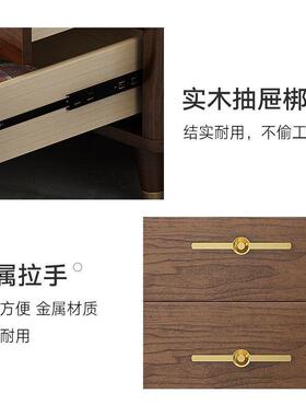 实室木12732五斗柜新中式简约卧斗大容量屉抽式储物柜五柜斗橱收