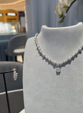 【精工高定】气泡方糖贝珠项链  1:1  入柜无压   31968  320