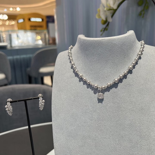 【精工高定】气泡方糖贝珠项链  1:1  入柜无压   31968  320