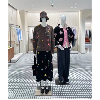 【柜子2490】多巴胺提花圆领套头针织衫【NO退NO换】30002   209