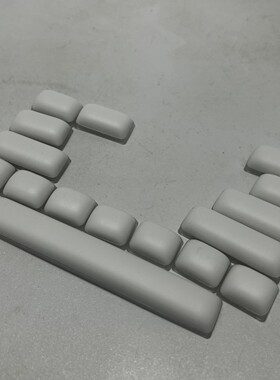 白色馒头主题键帽面包键帽17颗MOG高度键PBT热升华(仅键帽)