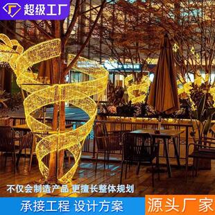 饰图案造型灯 灯光节户外亮化造型景观节日广场景区商场打卡美陈装
