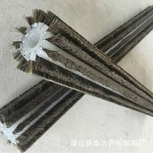 刷片砂光机毛刷抛光毛刷辊木工机械滚筒刷剑麻条刷.工业万毛刷