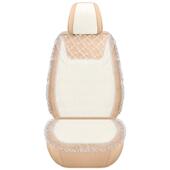 坐垫夏季 通用布艺纤麻座椅套女神款 女 全包蕾丝汽车座套四季 23新款