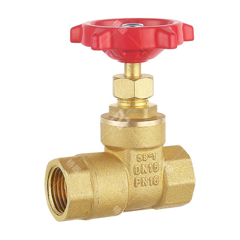 桥黄盾阀门轮止手回闸DN15-20铜闸阀5阀9-1铜闸阀单向止回阀