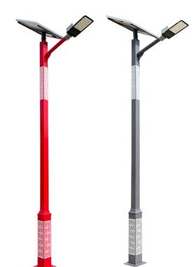 广东太阳能路灯6米8米50w户外中式仿古新农村工程庭院方管LED路灯