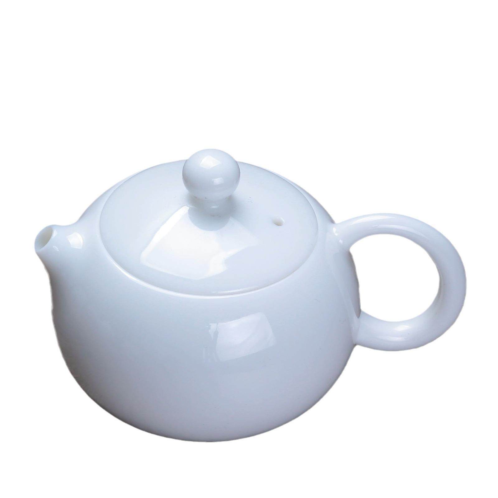德化羊脂玉白瓷功夫陶瓷精品小号泡茶壶严选100毫升手工简约茶具,餐饮具,茶壶,淘宝优惠券,粉丝福利购,淘宝优惠卷